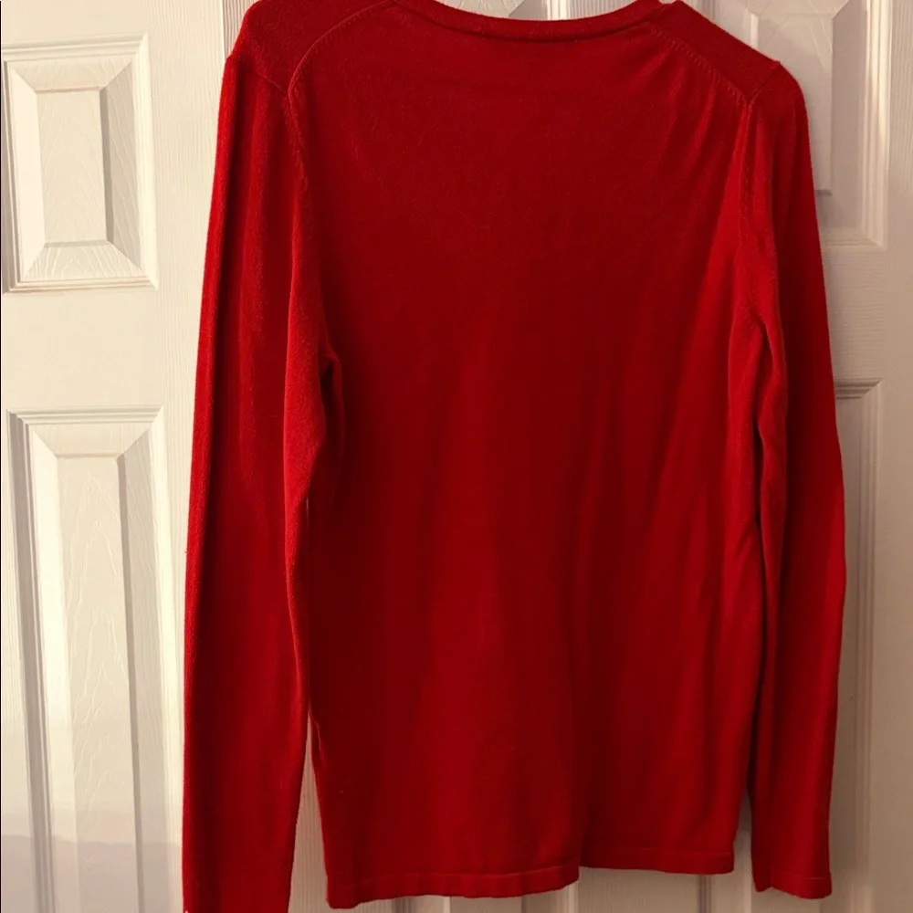 Tommy Hilfiger Red Sparkly Sweater - Picture 7 of 7